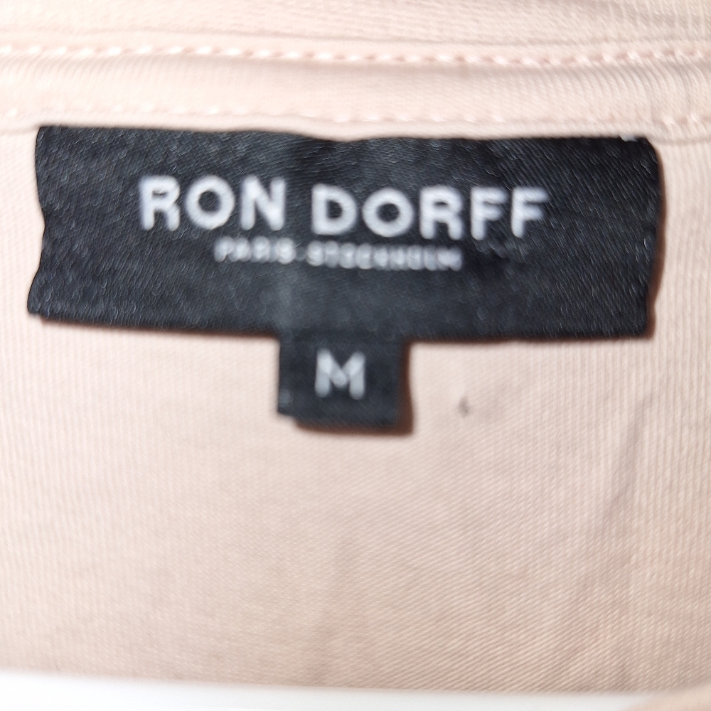 Ron Dorff Swede Life‎ Mens M Medium Pink Shirt Paris Stockholm Pin size Hole - Picture 8 of 8